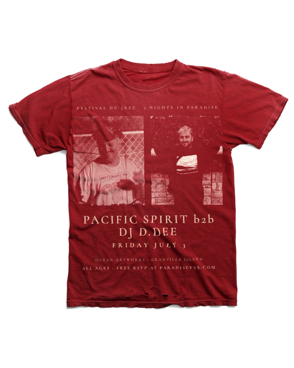 Pacific Spirit b2b DJ D.DEE — front